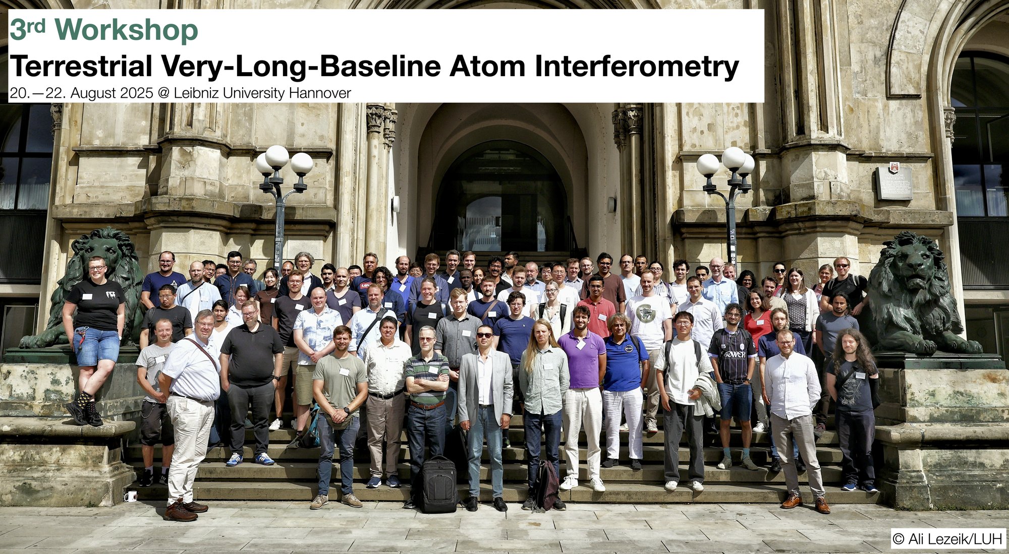 TVLBAI Collaboration group photo at Leibniz University Hannover, August 2025
